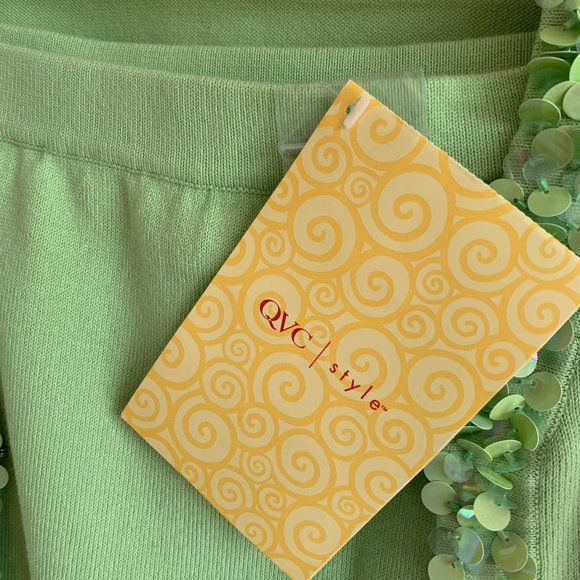 Linea by Louis Dell'Olio Green Sweater and Skirt knit set - Large and 1X - NWT - Picture 7 of 8